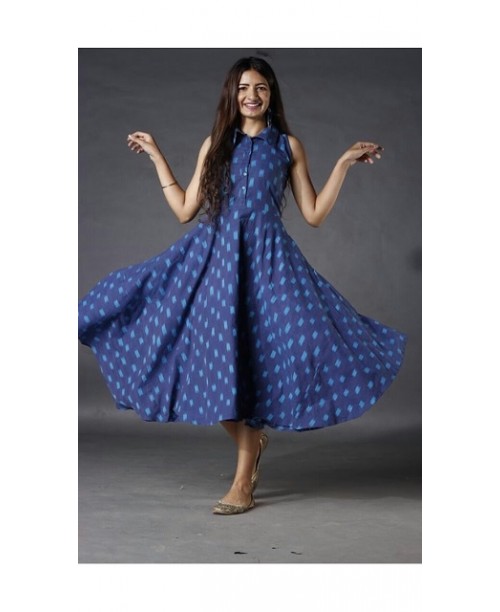 Ikat long hotsell dress designs